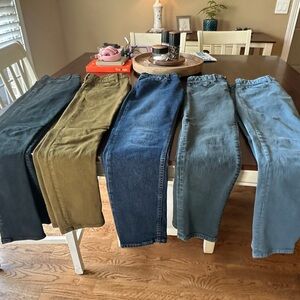 Bonobos Slim Jeans — Black, Olive, Dark Blue, Charcoal, Light Blue